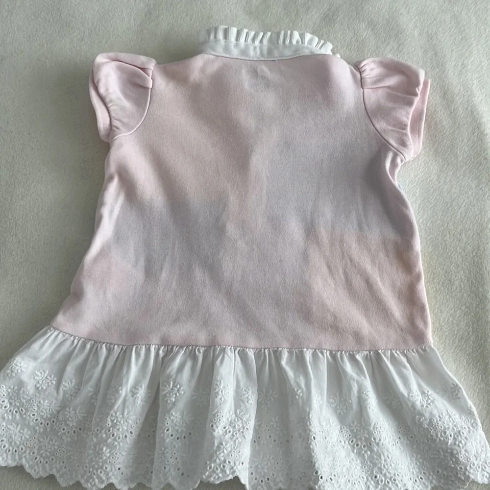 Ralph Lauren Pastel Patchwork Polo Dress in Pink, Yellow, Blue, White